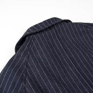 Striped print long sleeve sashes solid color casual fashion trench coat jacket for women with <b>scarf</b> - Product Image 6