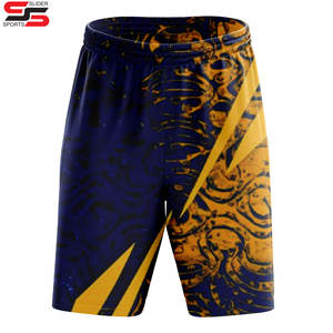 กางเกงขาสั้นผ้าโพลีเอสเตอร์น้ำหนักเบาสำหรับผู้ชายชุดกีฬาฤดูร้อนกางเกงเล่นกีฬาแบบลำลอง - Product Image 1