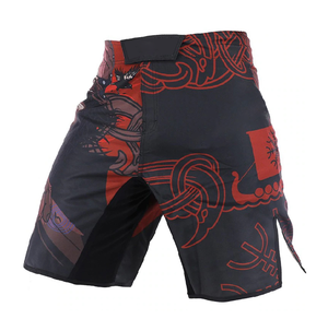 Pantalones Cortos Deportivos Personalizados Sublimados para Hombre, MMA, Cintura Media, Lona Impermeable, Ecológicos, Tejidos, de Secado Rápido, al por Mayor - Product Image 5