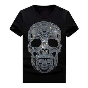 Pakistan Made New Style Hommes Strass T-shirts Service OEM Prix de gros pour la quantité en vrac Personnalisé Strass T-shirts - Product Image 1