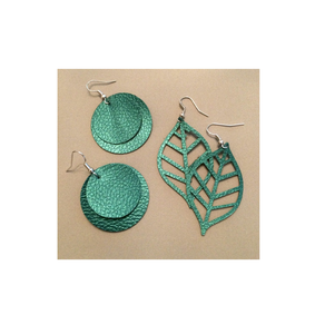 Leather Earring Best Look Top Quality <b>for</b> Ladies Parties <b>Wedding</b> Different Design Earring Customized Design - Product Image 1