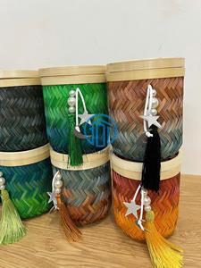 New <b>Ramadan</b> Collection Bamboo <b>Gift</b> Basket With Accessories Handmade Bamboo <b>Box</b> Handmade <b>Gift</b> Basket For Eid Mubarak - Product Image 5