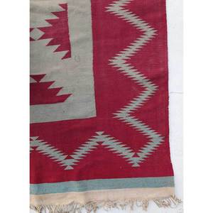 Alfombra de Algodón Trenzado Geométrico Azul Clásico Nayaab, Rectangular, con Rayas 3D, Patd-41, para Entrada y Sala de Estar - Product Image 3