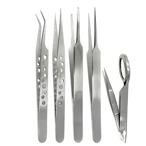 Reasonable Prices Pointed Tip Premium Quality Eyelash <b>Tweezers</b> Top Manufacturer Lightweight Eyelash <b>Tweezers</b> - Product Image 4