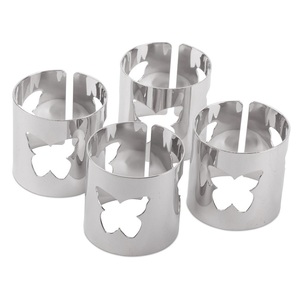 Wholesale British Vintage Handmade <b>Napkin</b> Holders Ring <b>Silver</b> Deer Shape Customised Size High Quality & Finishing for Home Hotel - Product Image 3