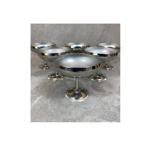 Copa de acero de alta calidad de 200ml para aperitivos y helados, diseño moderno con embalaje artesanal personalizado de la India para postres - Product Image 6