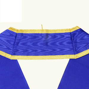 Collier maçonnique de maître maçon, grade provincial, officiers, dentelle rectangulaire, entièrement personnalisé, broderie, service OEM ODM - Product Image 5