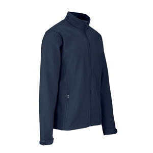 Veste Softshell à Capuche de Randonnée Extérieure Personnalisée avec Poches Latérales à Fermeture Éclair Vente en Gros Meilleure Qualité Veste Softshell Coupe-Vent pour Hommes - Product Image 3