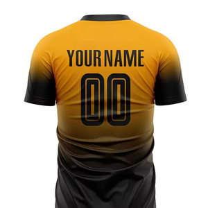 เสื้อโปโลแขนสั้นคอวีเสื้อฟุตบอลเสื้อฟุตบอลเสื้อถักแบบกลวงเสื้อฟุตบอลโลโก้ออกแบบได้ตามต้องการ