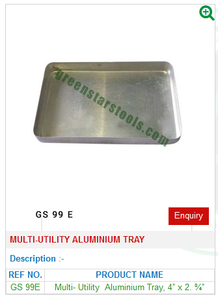 GS 99E Plateau en aluminium Plateau à outils de bijouterie multi-usage pour organiser et exposer l'équipement de bijouterie - Product Image 2