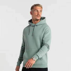 Sudadera con capucha de gran tamaño para hombre 2025, forro polar teñido liso, transpirable, ropa de calle de alta calidad para invierno al aire libre - Product Image 6