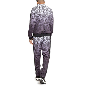 Venta al por mayor de color sólido de manga larga sudadera Joggers diseño personalizado chándal con logotipo de tela polar para el invierno - Product Image 5