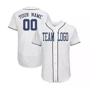 2024 maillots de Baseball pour hommes Logo personnalisé vêtements de sport en gros respirant imprimé personnalisable séchage rapide 100% Polyester haut - Product Image 4