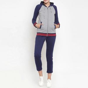 Cheap Price Comfortable-Fit Women Zipper Tracksuit Manufacturing Custom Made Solid-Color Women Tracksuit Made By Kuwait - Product Image 1