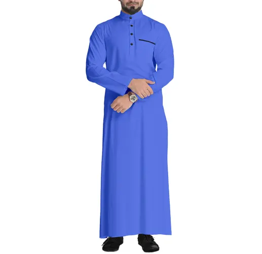 아프리카 민족 스타일 청소년 남성 이슬람 두바이 패션 캐주얼 긴 셔츠 드레스 Daffah Abaya Thobes