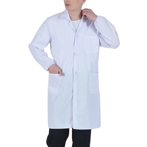 2025 Blouse de laboratoire en Satin blanc pour médecins scientifiques hôpital étudiants et adultes déguisement en Spandex - Product Image 6