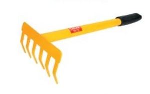 Râteau en acier de haute qualité à 6 dents pour le jardinage, outils à main, métal de qualité supérieure, fabriqué en Inde, à bas prix, râteau pour bébé - Product Image 3