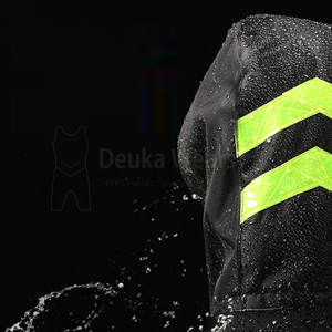 Ropa de Seguridad Reflectante a Prueba de Viento, Personalizada al por Mayor, Chaqueta con Cremallera de Alta Visibilidad 100% Poliéster con Múltiples Bolsillos - Product Image 3