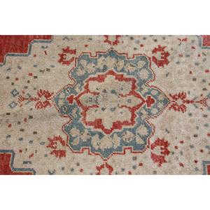 Alfombra Turca de 5.4x8.4 pies, Alfombra Vintage Grande, Alfombra Azul Camuflaje - Product Image 5