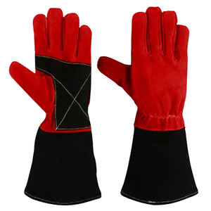 Guantes DE SEGURIDAD DE CUERO dividido de piel de vaca de doble palma Resistente a chispas de alto calor Trabajador industrial de servicio pesado Propósito general - Product Image 5