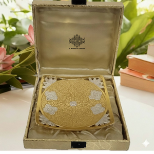 Tazón Decorativo Oriental Plateado y Dorado para Centro de Mesa, Hecho a Mano, 15.24 cm de Diámetro, Juego de Tazones de Acero Pulido para Bodas - Product Image 2