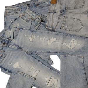 Jeans Stocklot Bangladesh Marca Etiqueta Hombres Denim Stock Venta al por mayor Jeans Fabricantes stock Liquidación Nuevos pantalones vaqueros para hombres más baratos - Product Image 4