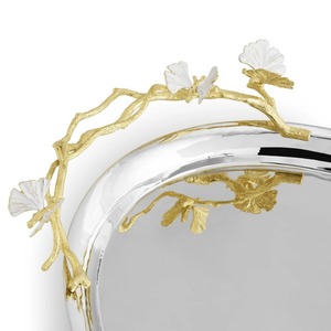 Plateau en métal artisanal moderne et écologique pour des présentations élégantes, passe au lave-vaisselle, ajoute du charme aux rassemblements festifs - Product Image 2
