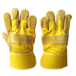 Construcción de soldadura de seguridad personalizada de cuero de vaca, guantes de conducción canadiense a precio competitivo - Product Image 2