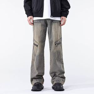 Pantalones vaqueros personalizados de calidad superior lavados OEM, ropa de hombre, pantalones vaqueros, pantalones vaqueros para venta en línea, pantalones vaqueros al por mayor - Product Image 5