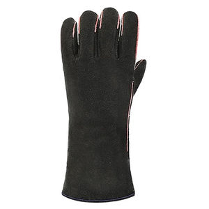 Gants de travail de soudage en cuir de qualité supérieure, confortables pour votre propre logo, gants de travail de soudeur de sécurité à la main, au prix de gros - Product Image 4
