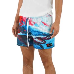 Pantalones cortos transpirables de talla grande para hombre, pantalones cortos de malla deportivos para hombre, pantalones cortos de malla personalizados, cintura elástica cómoda - Product Image 2