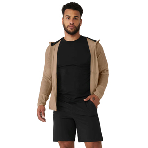 Veste Softshell à Capuche pour Homme – Automne/Hiver – Imperméable, Coupe-Vent, Chaude, avec Poches Zippées – Décontractée, en Tissu Peigné, avec Doublure Polaire sur le Devant - Product Image 5