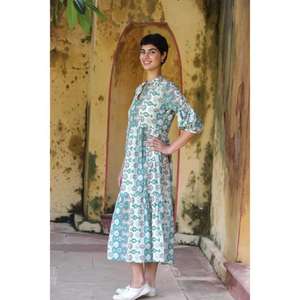 Abaya de satén con estampado Floral para mujer, ropa de calle gótica, cintura Natural, estampado Digital sostenible, informal hasta el suelo, 2025 - Product Image 2