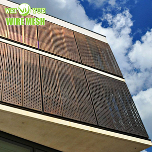 2mm dày trang trí lỗ tròn đục lỗ kim loại tấm 304 316 thép không gỉ Hàn dịch vụ hàng rào và lưới để bán - Product Image 5