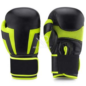 Guantes de MMA de Cuero para Hombre y Mujer con Cierre de Velcro Antideslizante, Talla Personalizable para Entrenamiento de Boxeo, Kickboxing y Muay Thai - Product Image 1