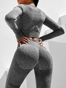 Conjuntos de Yoga de la mejor calidad Conjuntos de yoga para mujer Ropa deportiva Conjuntos de yoga para mujer al por mayor - Product Image 6