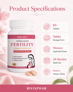 Compresse OEM per il Supporto della Fertilità Femminile, Equilibrio Ormonale, Salute Riproduttiva, Vitamine Prenatali, <span class=keywords><strong>Ciclo</strong></span> Mestruale, Integratore Vegano - Product Image 4