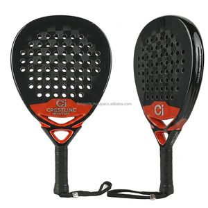 Raqueta de Pádel de Fibra de Carbono con Núcleo Suave de EVA, Raqueta Deportiva de Fibra de Carbono de Larga Duración para Entrenamiento y Competición - Product Image 2