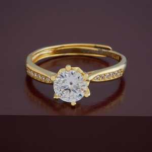 Bague pour femme en argent 92,5, bijoux fins, plaqué rhodium, zircon rond taille brillant, sertissage pavé, idée cadeau de fiançailles 176648 - Product Image 3