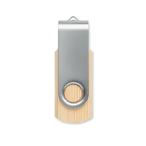 Memoria USB de Bambú Techmate, Gadget Ecológico para Fines Promocionales - Product Image 5