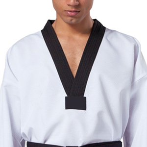 Uniforme de entrenamiento de Taekwondo Jiu Jitsu Gi, trajes de artes marciales de peso ligero, uniforme de entrenamiento de Karate deportivo tradicional blanco - Product Image 4
