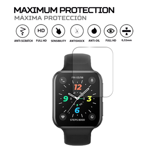 ฟิล์มกันรอยหน้าจอสมาร์ทวอทช์ ANTISHOCK สำหรับเคส Oppo Watch 2 พรีเมียม พร้อมเทคโนโลยีป้องกันการกระแทก - Product Image 2