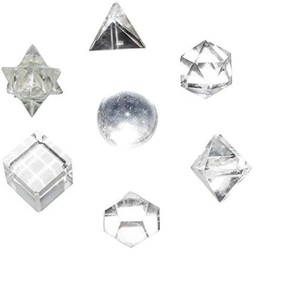 Cheapest Price On Soha Agate Handcrafted Clear Quartz Geometry Set For Healing <b>Crystals</b> for Reiki, Feng Shui & Yoga On Sale - Product Image 4