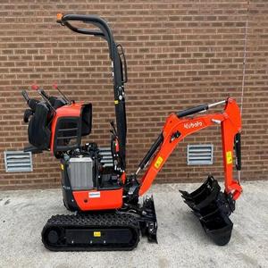 NOUVEAU 2026 Mini-excavatrice Kubota U10-5 sur chenilles, capacité de la benne de 0,03 m³, rayon de braquage court, couleur noire - Product Image 4