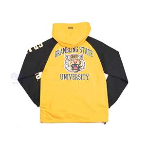 Grambling State University Solid Classic Pullover Hoodie 100% algodón invierno cremallera estilo con diseño bordado - Product Image 2