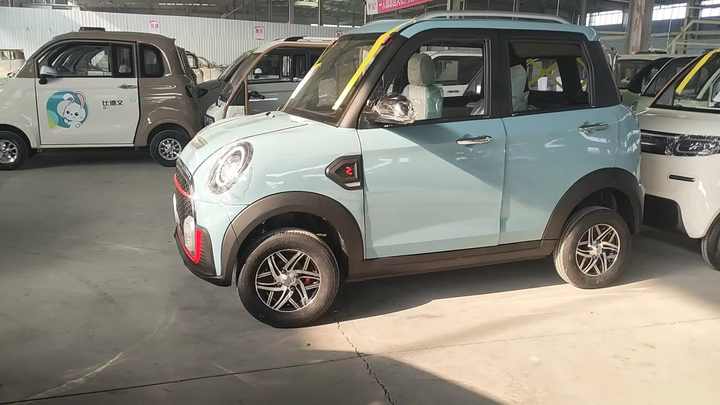 Mini Electric 4-Wheel Car Low-Speed Hybrid Moto Auto Motorized Cart 1000W 3000W Motors