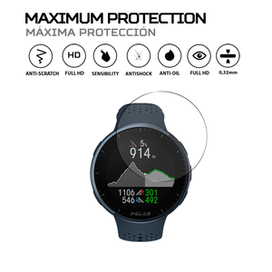 ฟิล์มกันรอยหน้าจอ ANTISHOCK สำหรับเคสสมาร์ทวอทช์ Polar Pacer Pro พร้อมคุณสมบัติป้องกันการกระแทก - Product Image 2