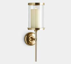 Aplique de Pared de Metal con Acabado Dorado, Portavelas, para Decoración de Pared Completa - Product Image 6