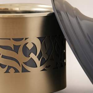 Nouveauté : Support de Casserole Moderne en Acier Inoxydable avec Calligraphie Arabe Étonnante, Spécial Ramadan, Écologique, Réchaud à Nourriture pour Buffet - Product Image 2