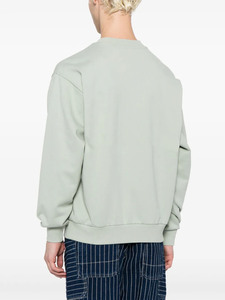 OEM Classic Crewneck Sweatshirt pour hommes et femmes unisexe Casual Pullover Sweatshirt avec manches longues couleur unie - Product Image 4